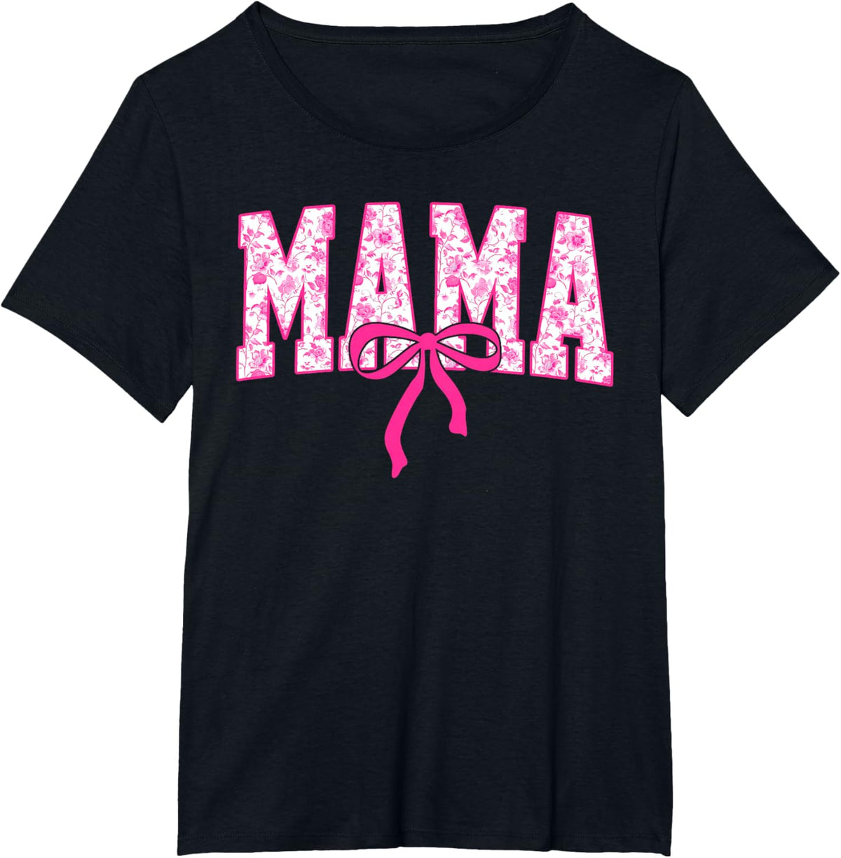 Coquette Pink Chinoiserie Mama Floral Bow Mom Mothers Day