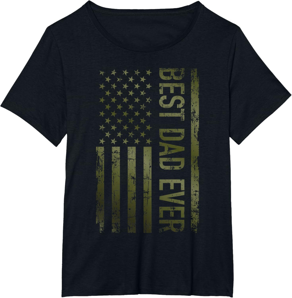 Best dad ever american military camouflage flag gift father