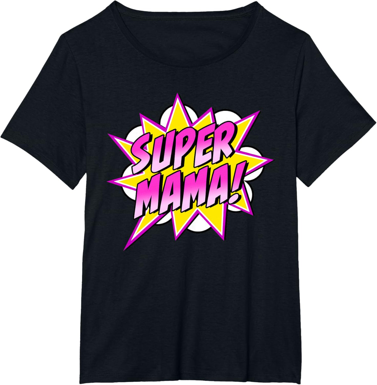 Super Mama Comic Book Superhero Mother&#39;s Day