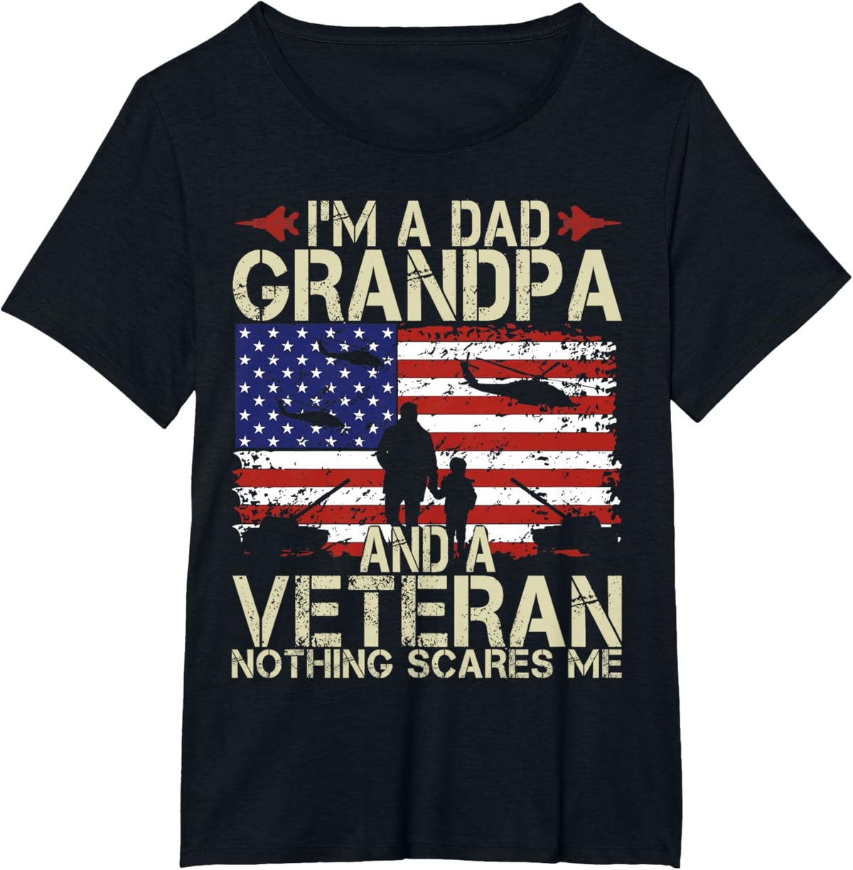 I&#39;m A Dad Grandpa And Veteran Fathers Day Papa Grandpa Gifts