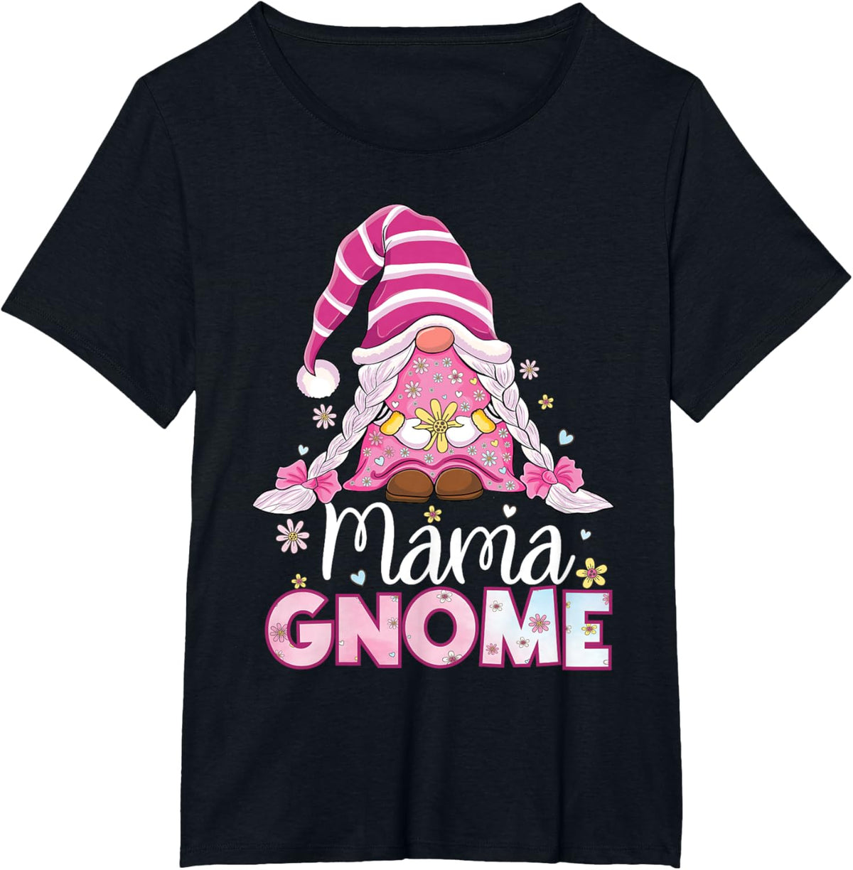 Flower For Mom Gnomies Cute Gnome Mom Happy Mother&#39;s Day