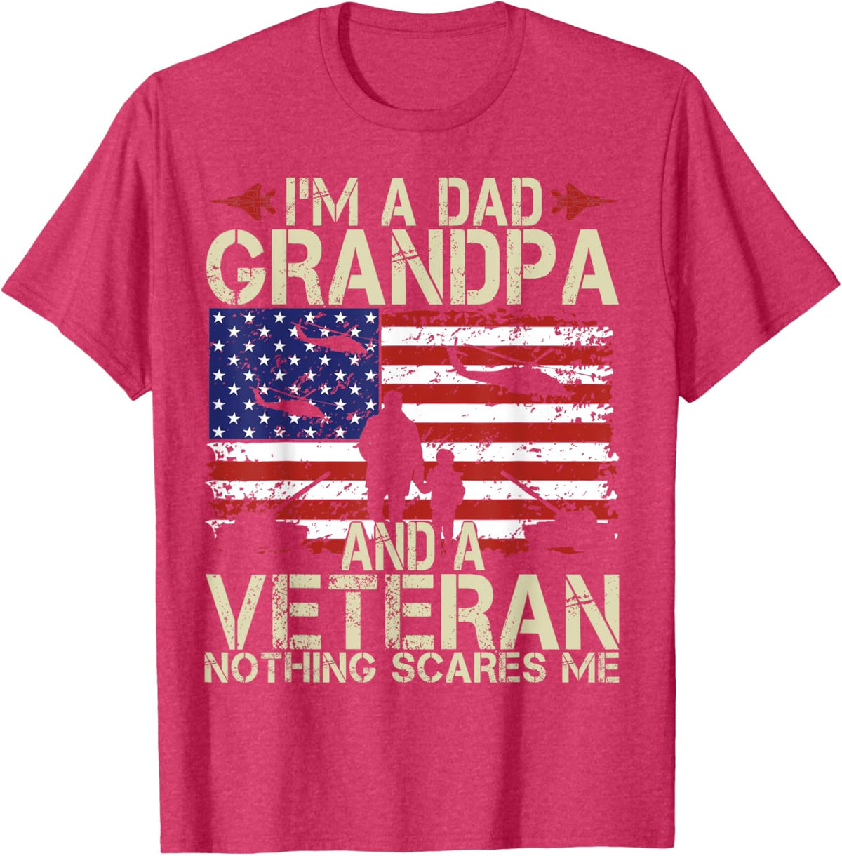 I&#39;m A Dad Grandpa And Veteran Fathers Day Papa Grandpa Gifts