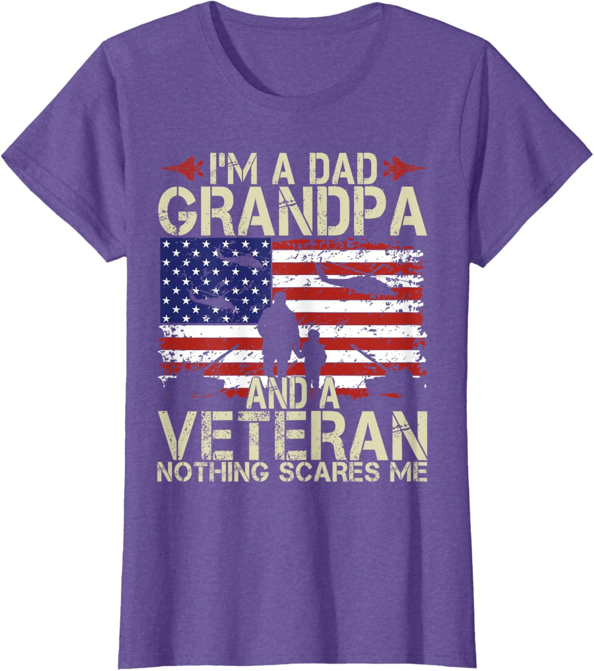 I&#39;m A Dad Grandpa And Veteran Fathers Day Papa Grandpa Gifts