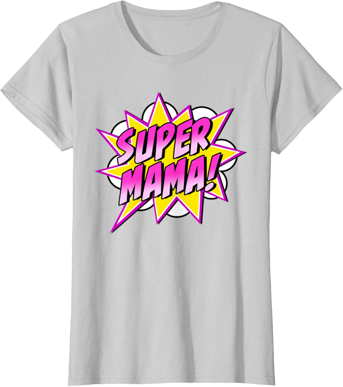 Super Mama Comic Book Superhero Mother&#39;s Day