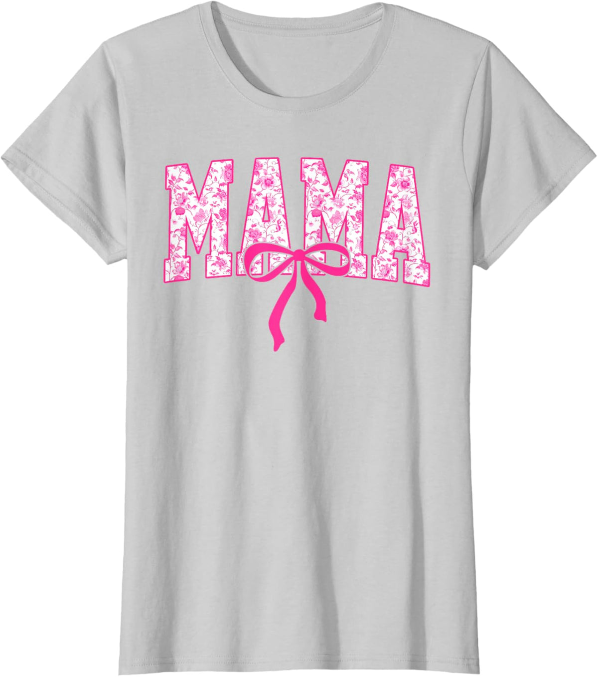 Coquette Pink Chinoiserie Mama Floral Bow Mom Mothers Day