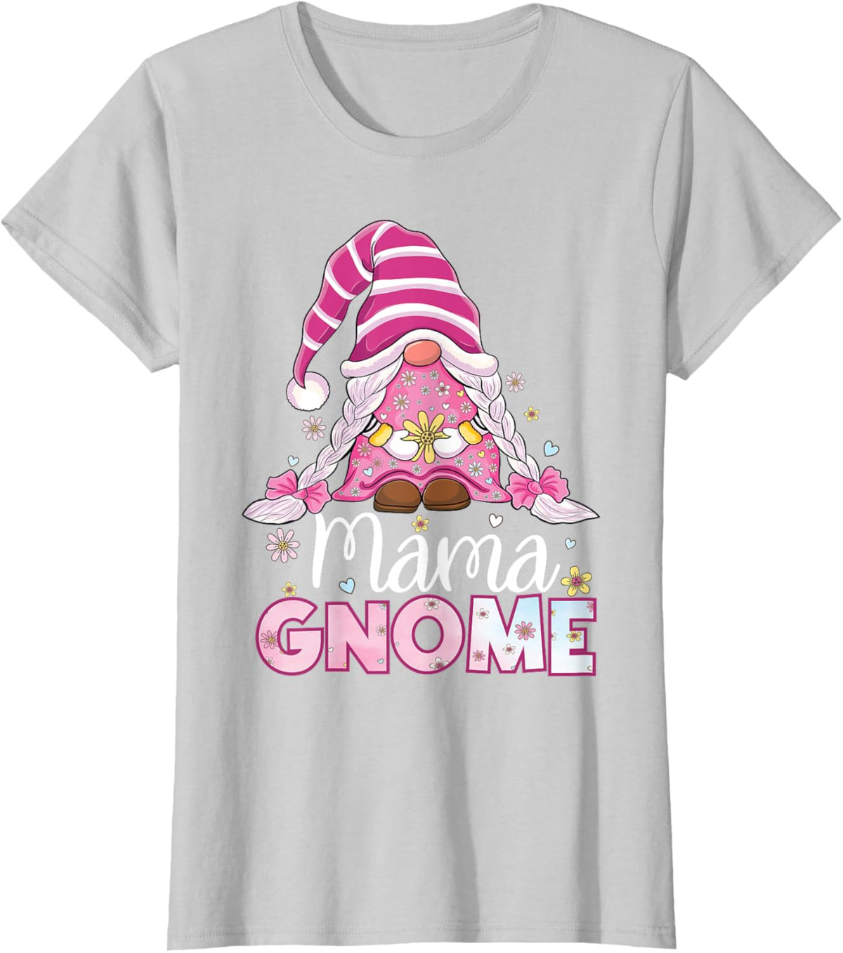 Flower For Mom Gnomies Cute Gnome Mom Happy Mother&#39;s Day