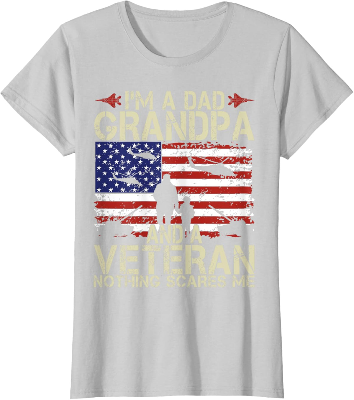 I&#39;m A Dad Grandpa And Veteran Fathers Day Papa Grandpa Gifts