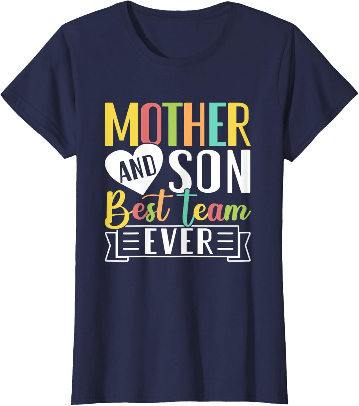 Mothers Day Mama Mom Son Love Mommy Mama Mother&#39;s Black Unisex Classic Fit Crew Neck Short Sleeve Mother Shirt