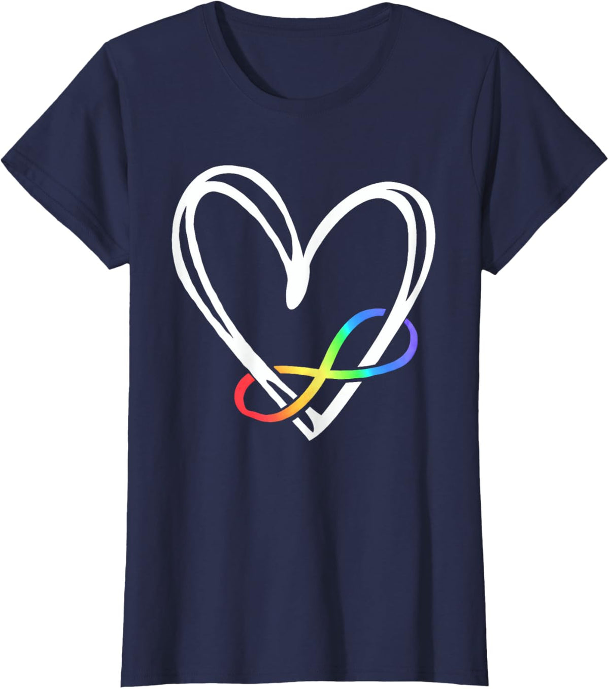 Infinity Heart Autism Awareness Love Needs No Words Tie Dye