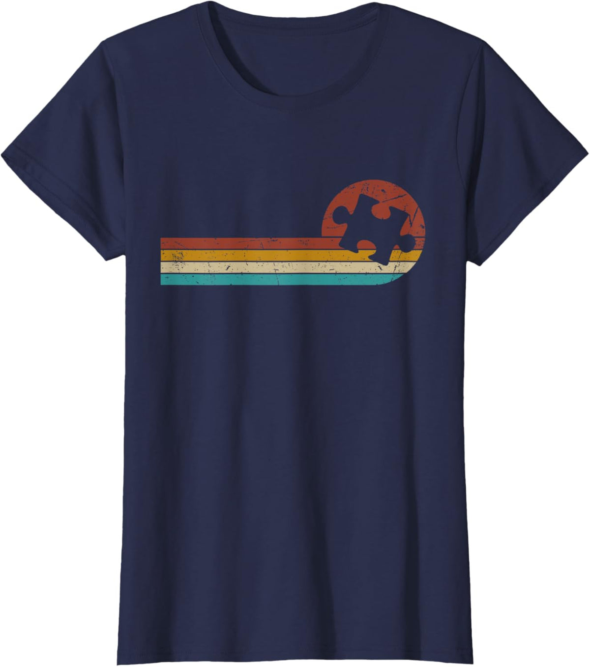 Vintage Autism Puzzle Mom Dad Autism Awareness