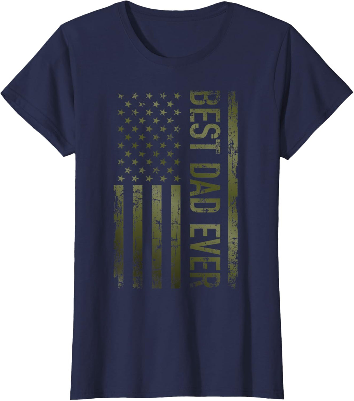 Best dad ever american military camouflage flag gift father