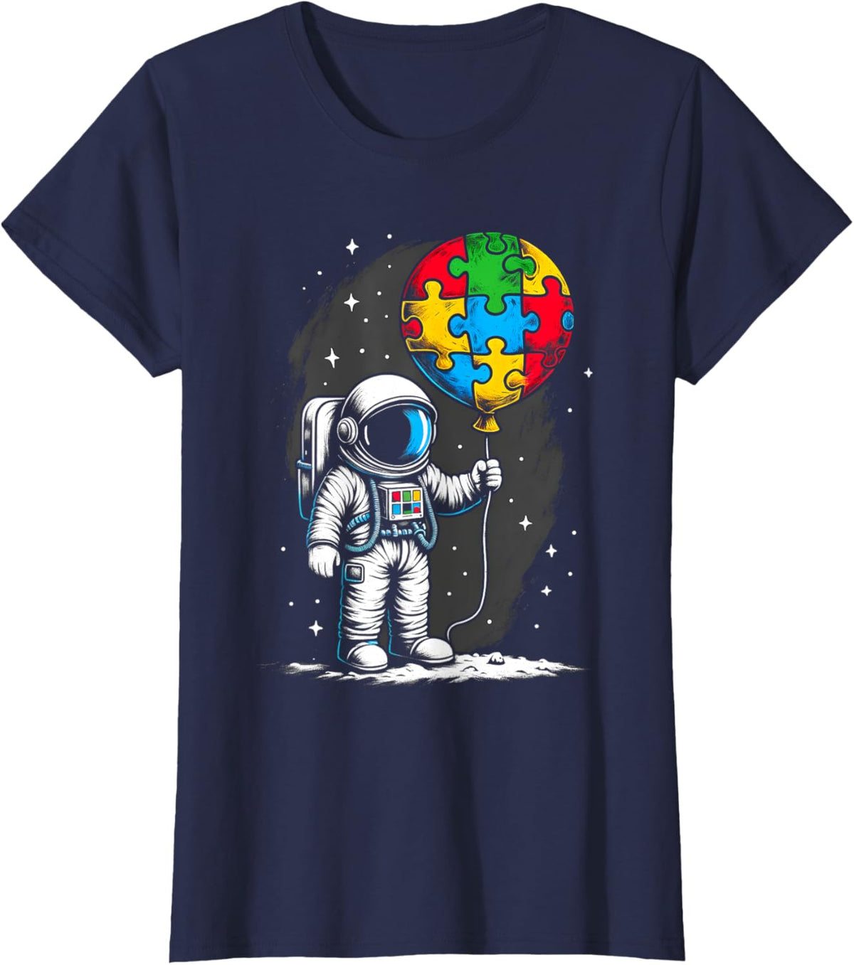 Astronaut Balloon Autism Awareness Space Autistic Kids Boys