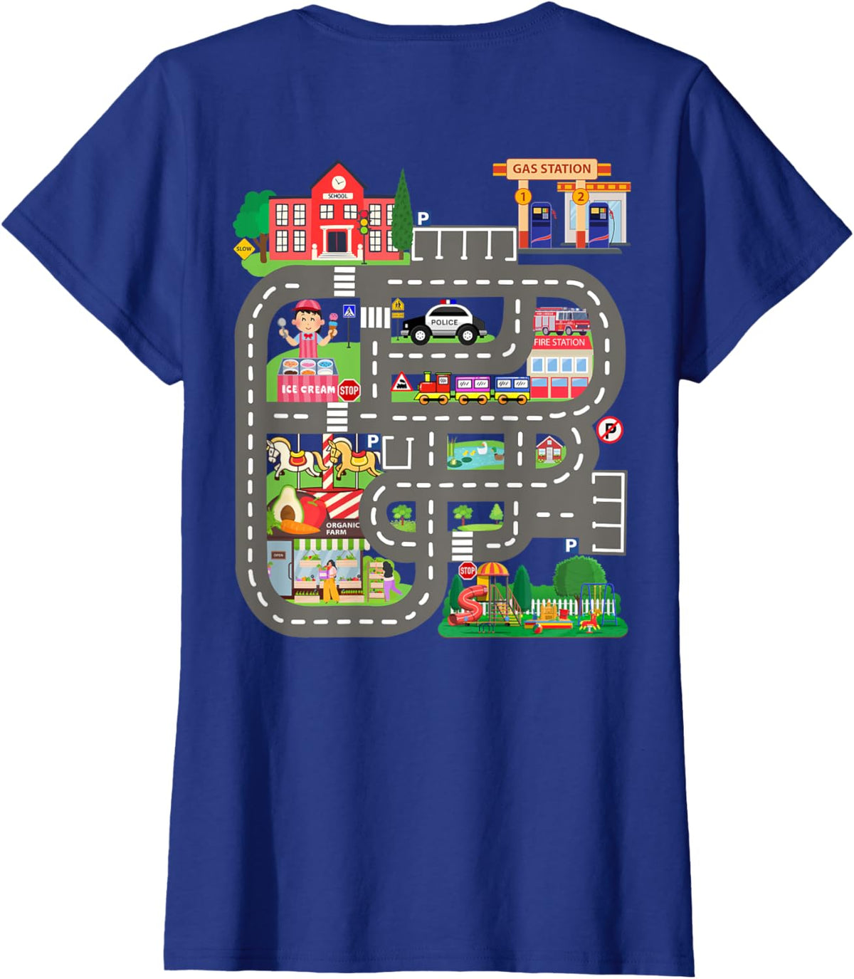 Kids Play Cars on Dad&#39;s Back Funny Father&#39;s Day Race Track