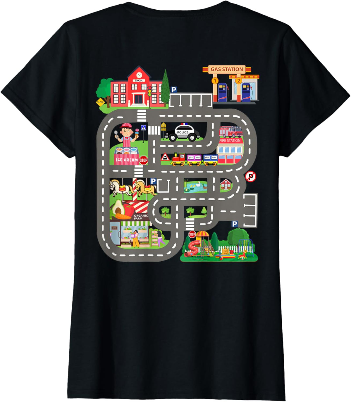 Kids Play Cars on Dad&#39;s Back Funny Father&#39;s Day Race Track