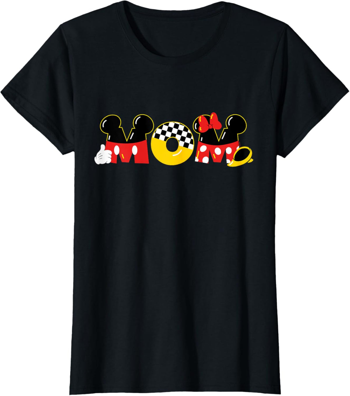 Disney Mickey Mouse &amp; Minnie Mouse Mom Mother\u2019s Day Birthday Mother Shirt