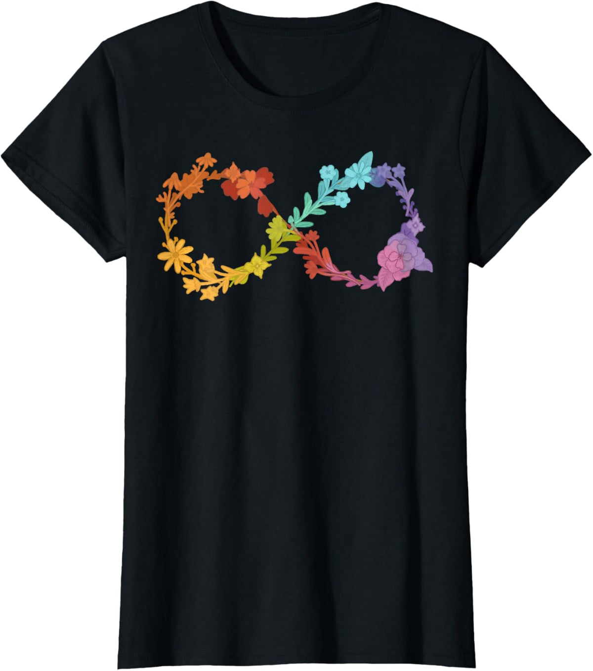 Floral Neurodiversity Infinity Symbol Autism Awareness