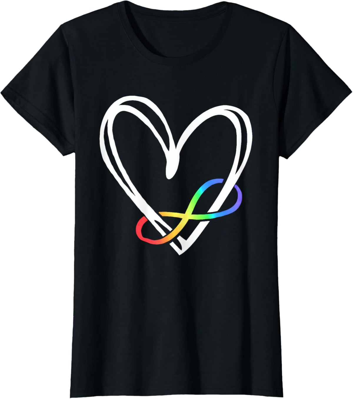 Infinity Heart Autism Awareness Love Needs No Words Tie Dye