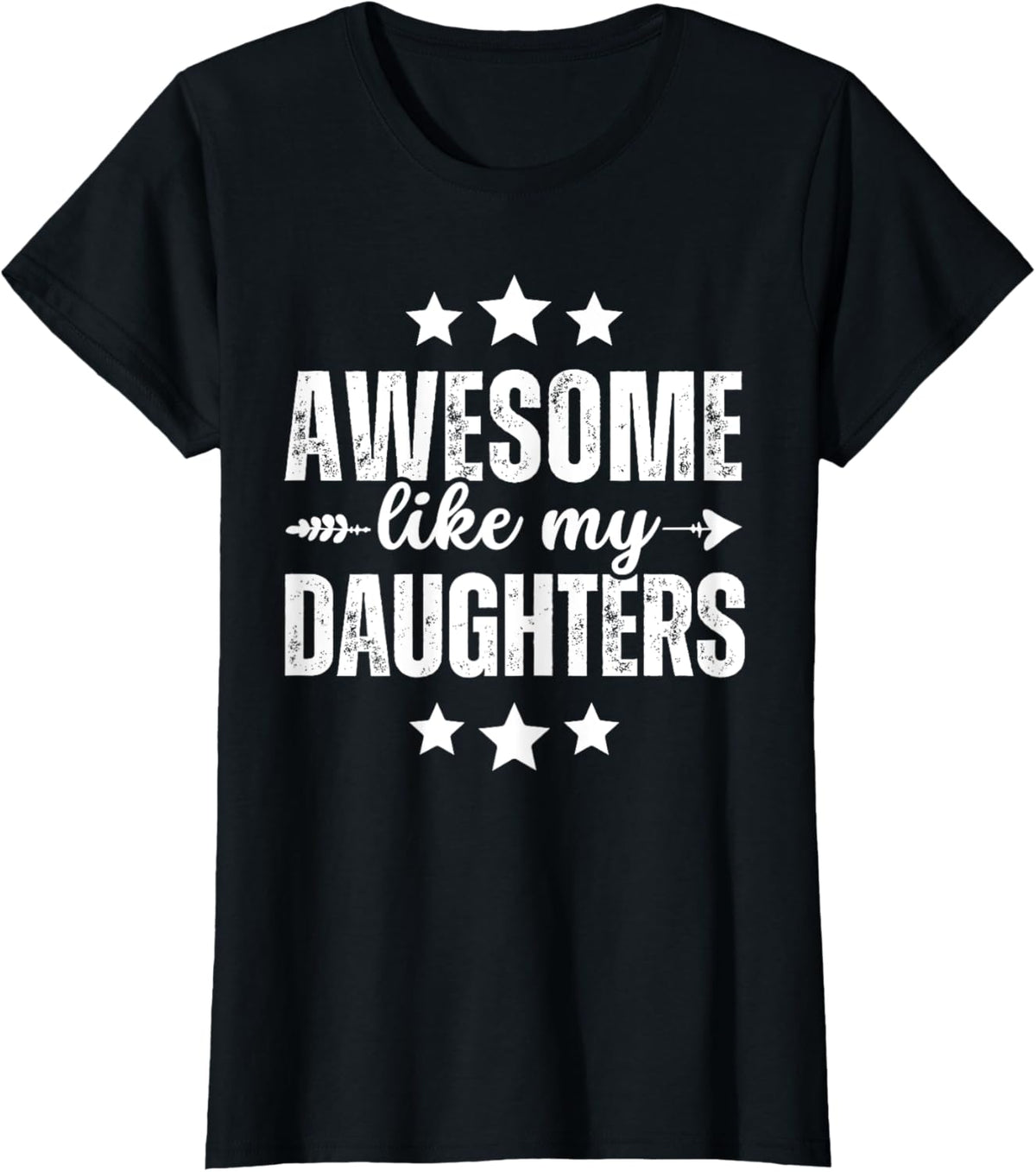 Awesome Like My Daughters Funny Fathers Day Dad Vintage