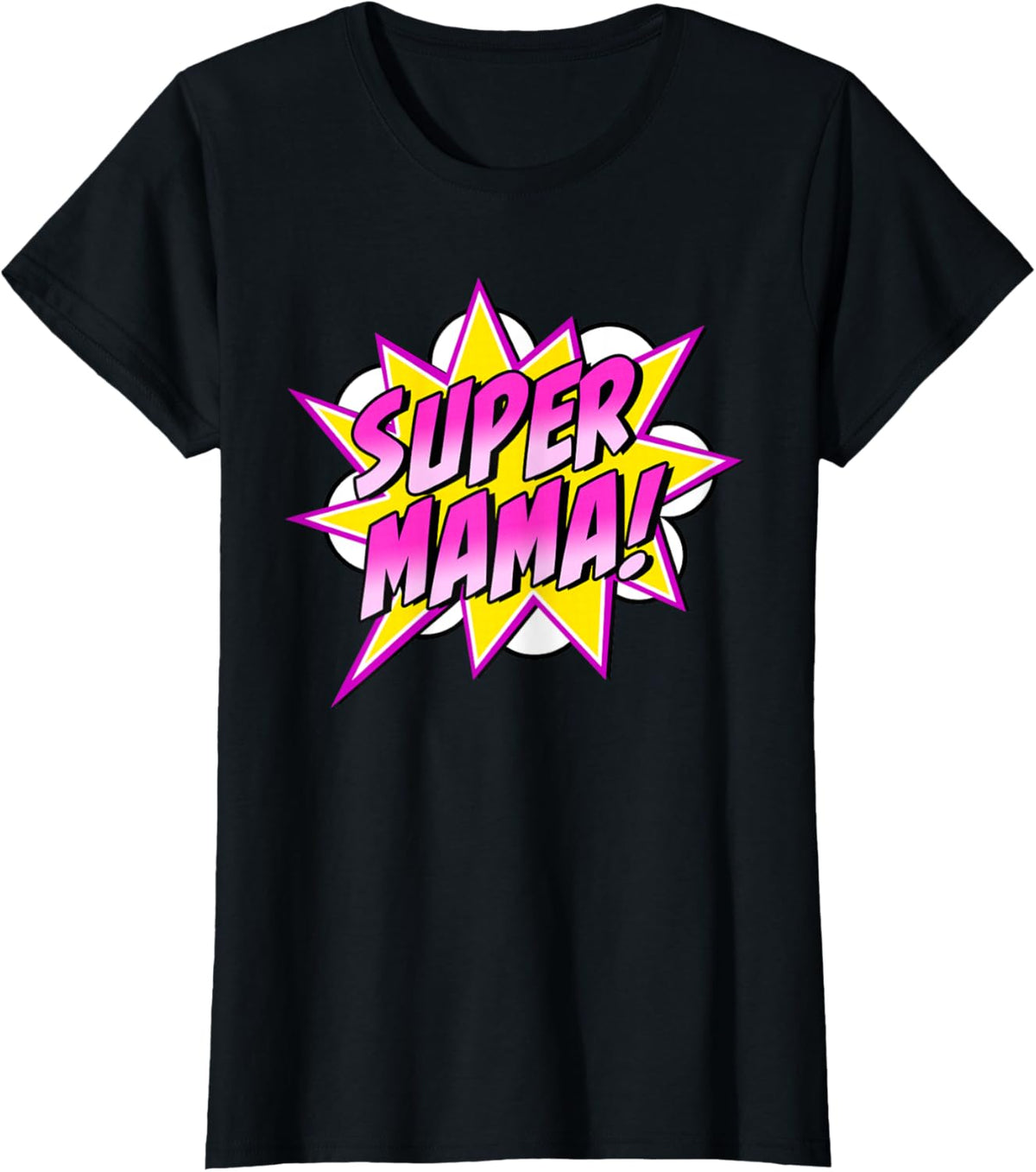 Super Mama Comic Book Superhero Mother&#39;s Day
