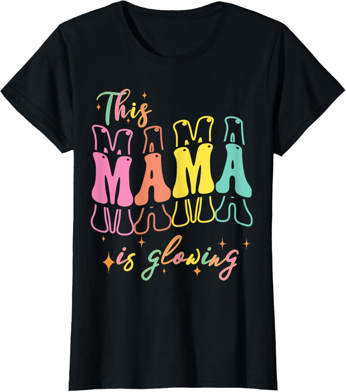 Mothers day Tee, This Mom is Glowing Mom mothers Day