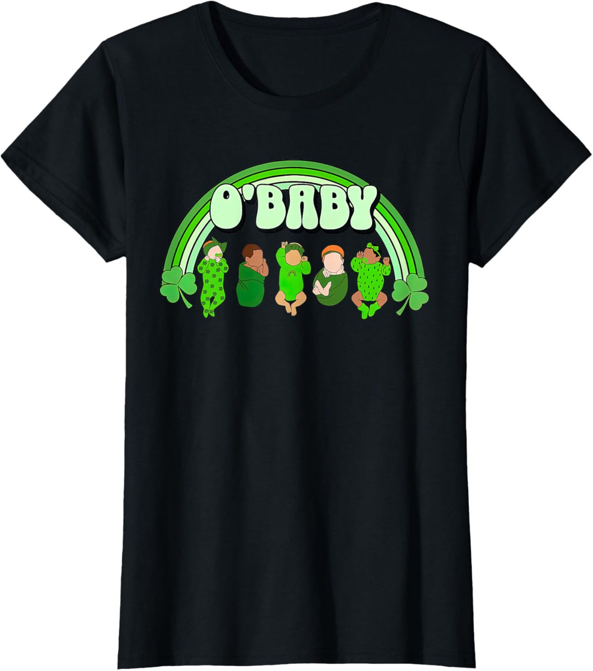 Rainbow Labor And Delivery Nurse Saint Patrick&#39;s Day NICU