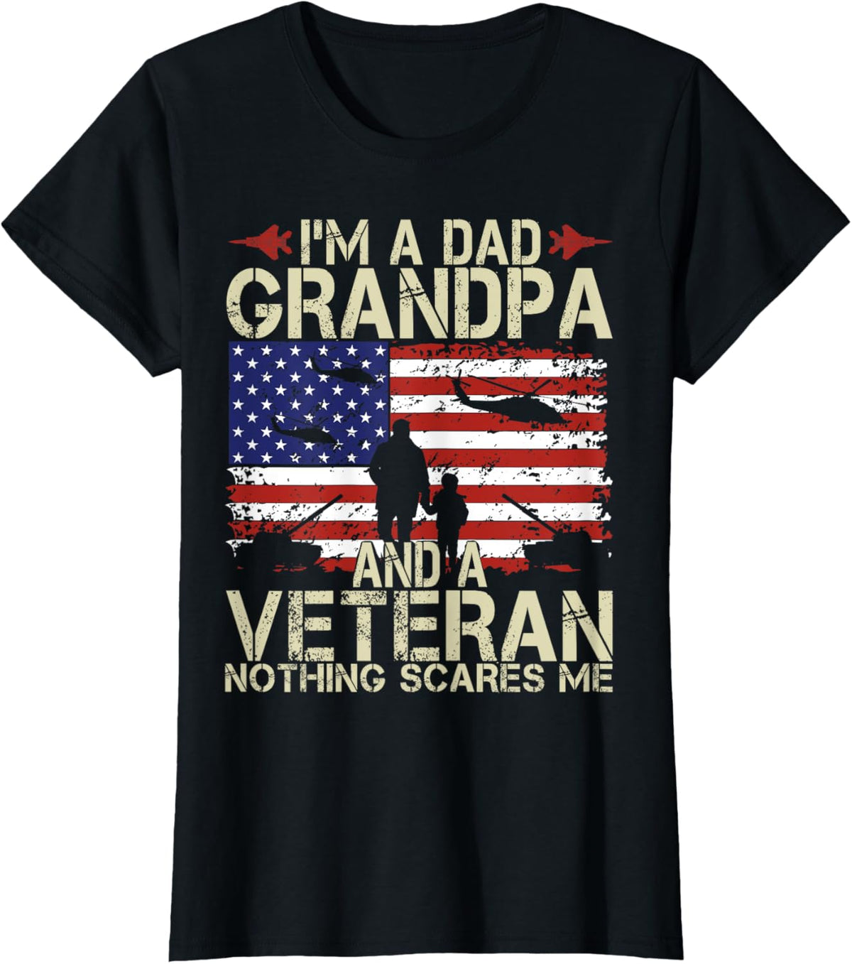I&#39;m A Dad Grandpa And Veteran Fathers Day Papa Grandpa Gifts
