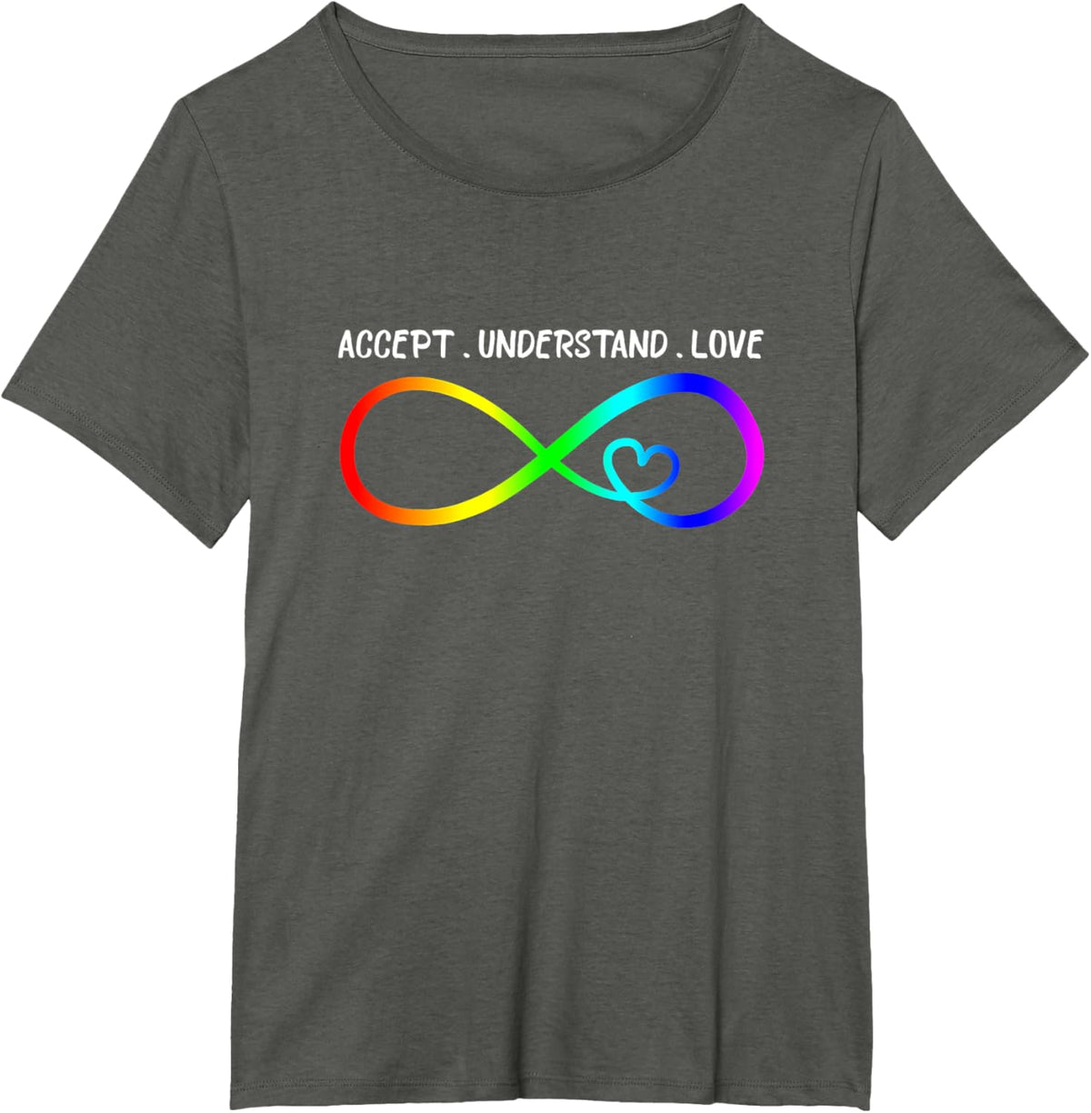 Accept Understand Love Heart Infinity Autism Awareness