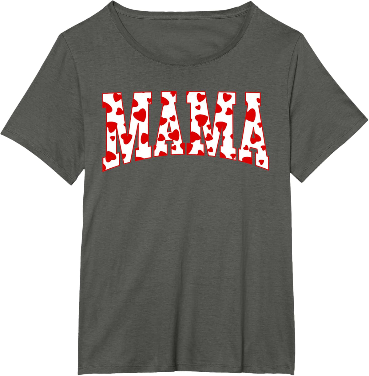 Mama Valentine Heart Valentines Day Family Matching Funny Mother Shirt