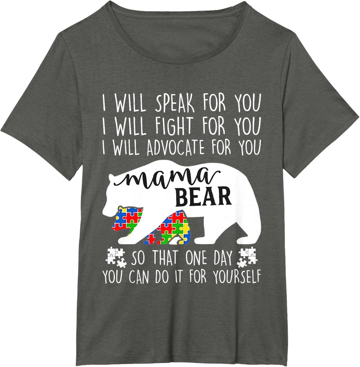 Autism Mama Bear I Will Speak Fight Advocate For You