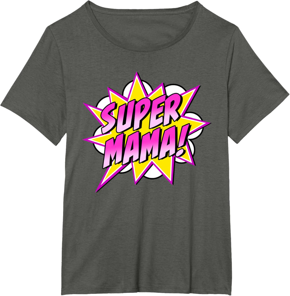 Super Mama Comic Book Superhero Mother&#39;s Day