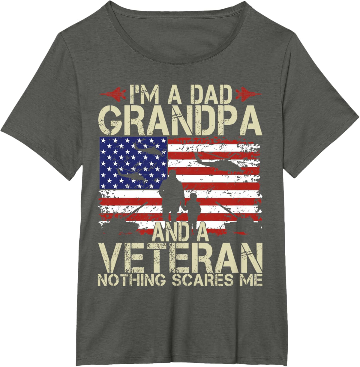 I&#39;m A Dad Grandpa And Veteran Fathers Day Papa Grandpa Gifts