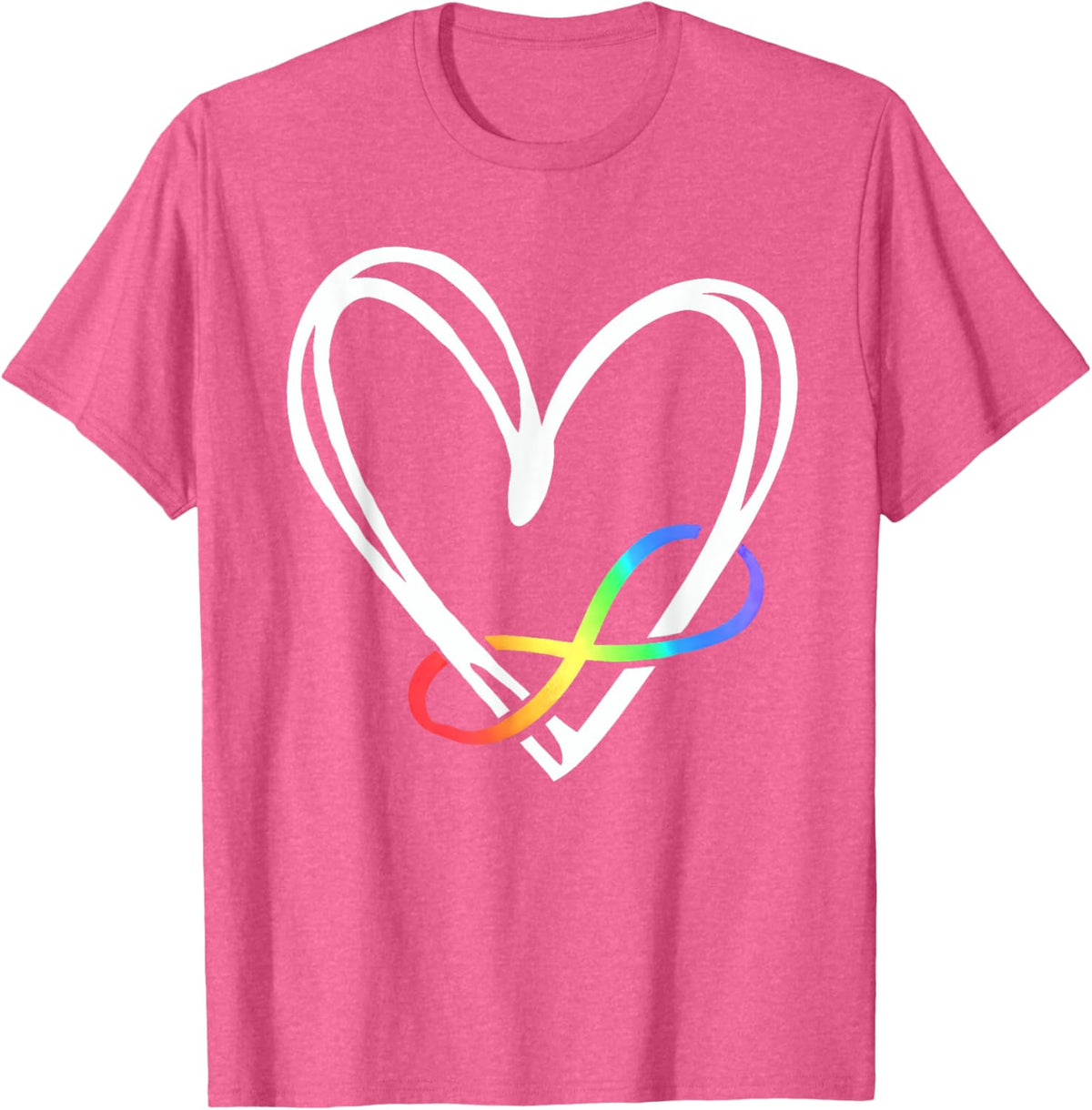 Infinity Heart Autism Awareness Love Needs No Words Tie Dye