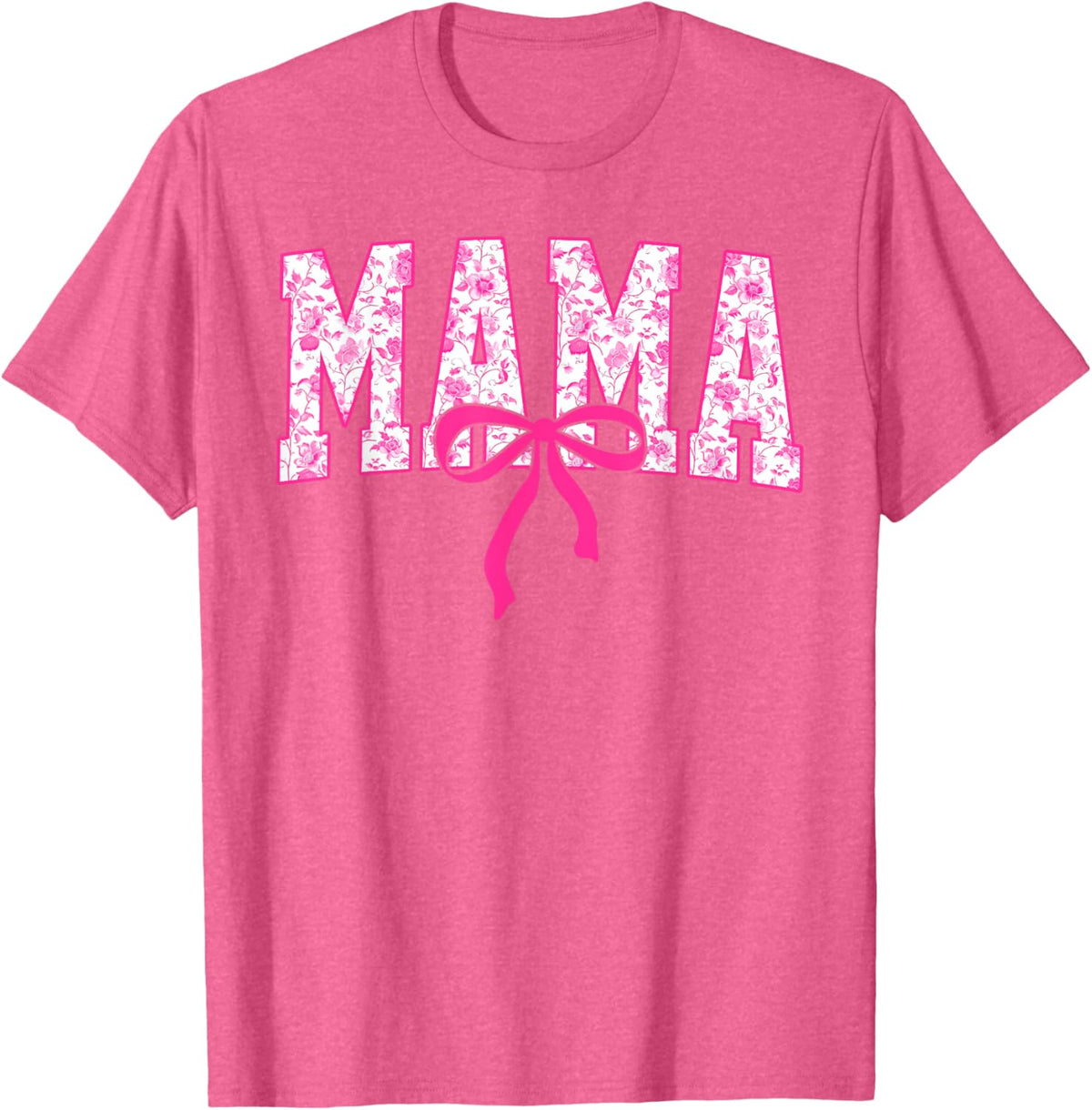 Coquette Pink Chinoiserie Mama Floral Bow Mom Mothers Day
