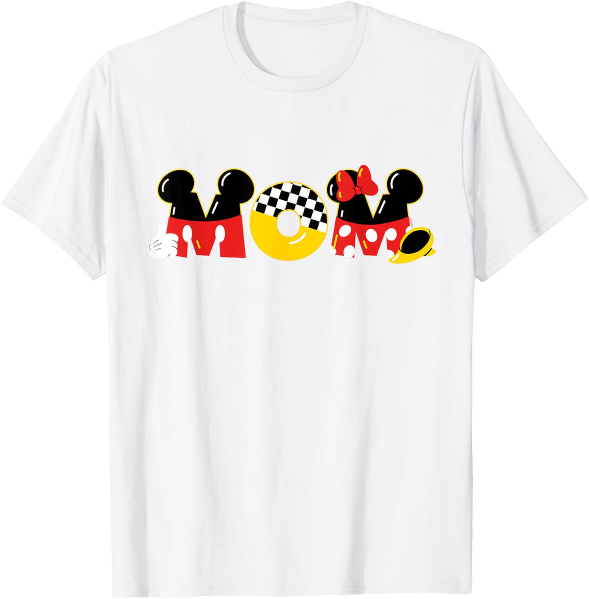 Disney Mickey Mouse &amp; Minnie Mouse Mom Mother\u2019s Day Birthday Mother Shirt