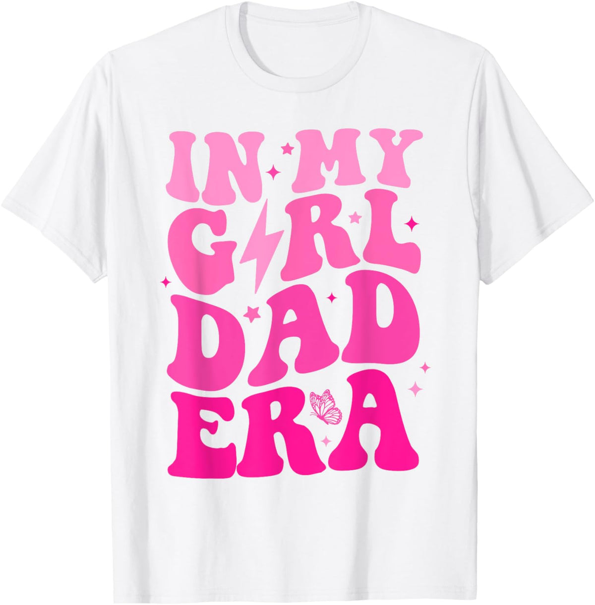 In My Dad Era Girl Groovy Retro Papa Fathers Day