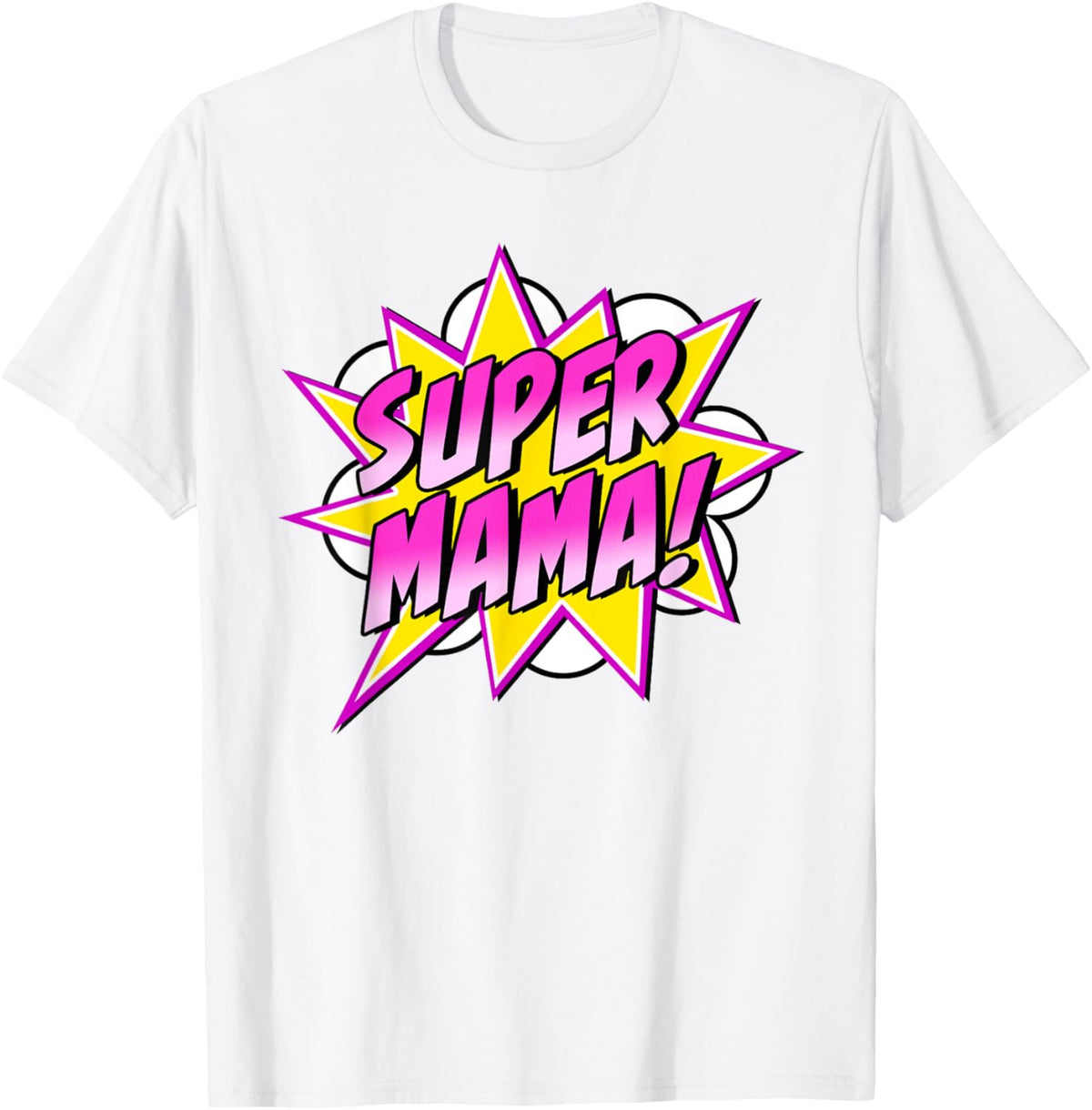 Super Mama Comic Book Superhero Mother&#39;s Day