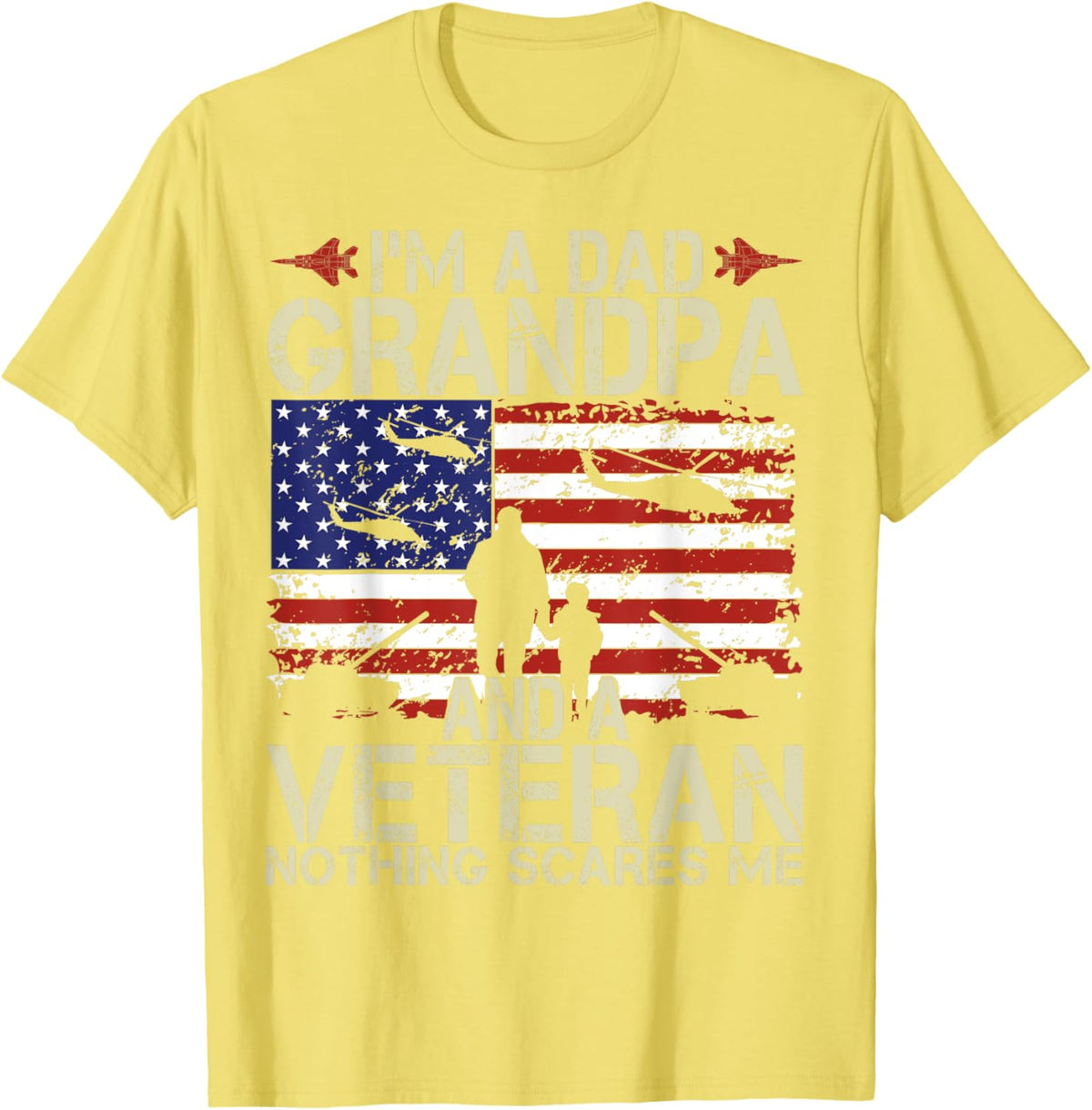 I&#39;m A Dad Grandpa And Veteran Fathers Day Papa Grandpa Gifts