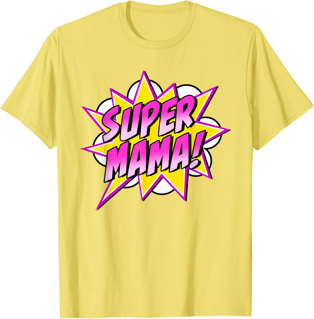 Super Mama Comic Book Superhero Mother&#39;s Day