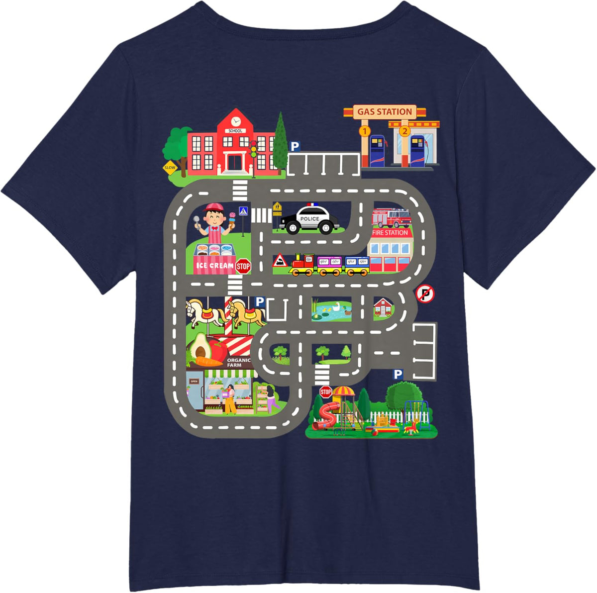 Kids Play Cars on Dad&#39;s Back Funny Father&#39;s Day Race Track