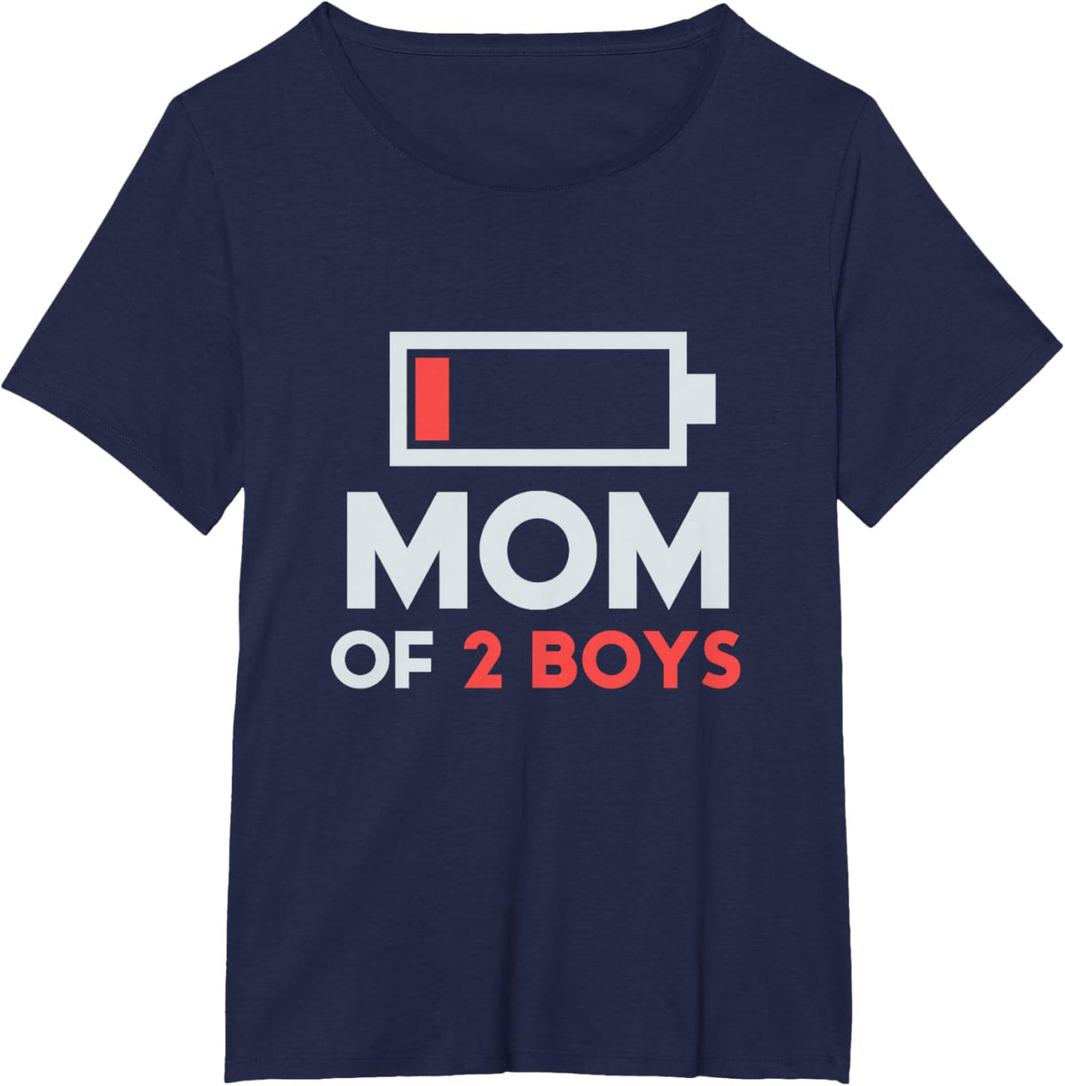 Mom of 2 Boys Gift from Son Mothers Day Birthday Women Mother Shirt