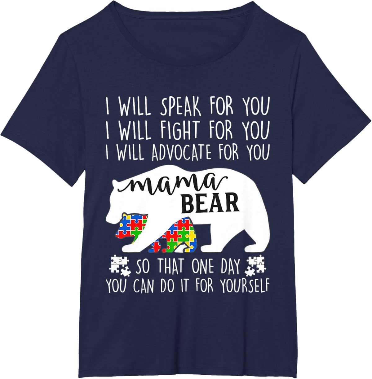 Autism Mama Bear I Will Speak Fight Advocate For You
