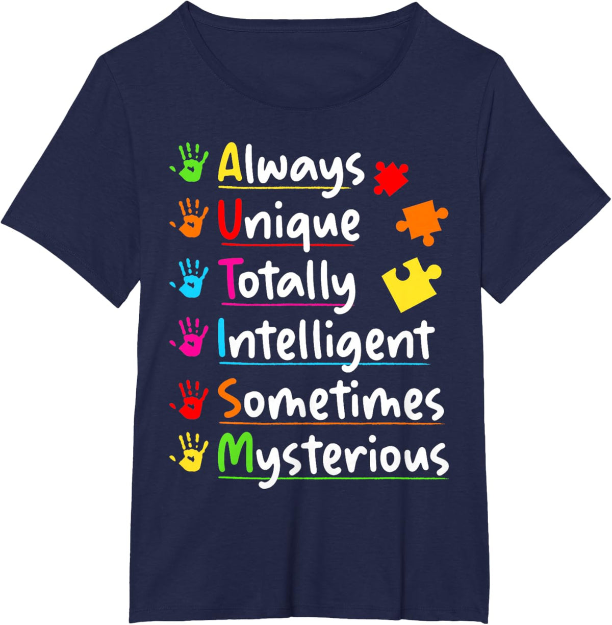 Always Unique Autism Awareness Totally Intelligent Kids