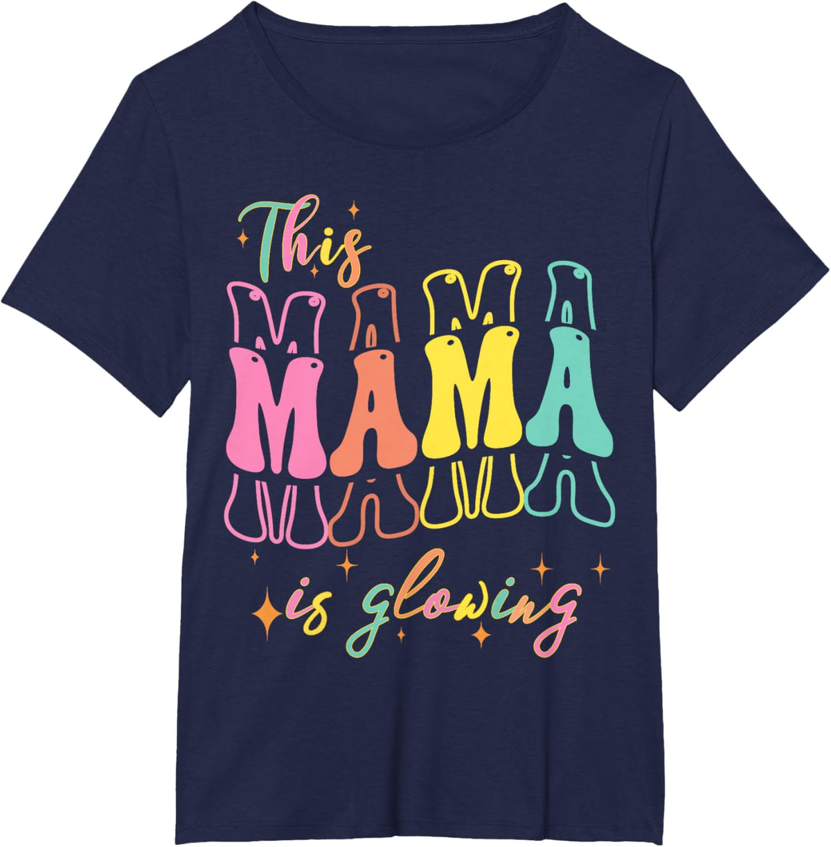 Mothers day Tee, This Mom is Glowing Mom mothers Day