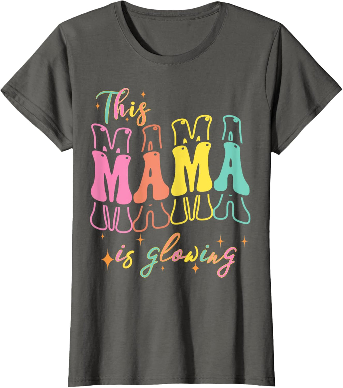 Mothers day Tee, This Mom is Glowing Mom mothers Day