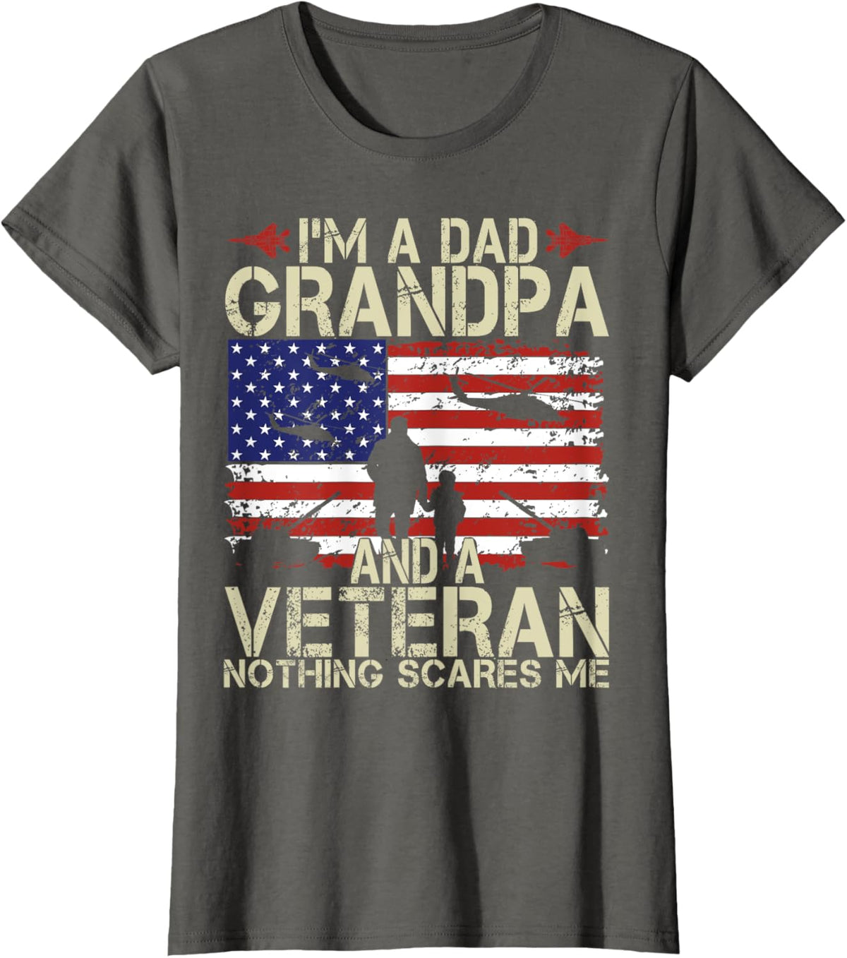 I&#39;m A Dad Grandpa And Veteran Fathers Day Papa Grandpa Gifts