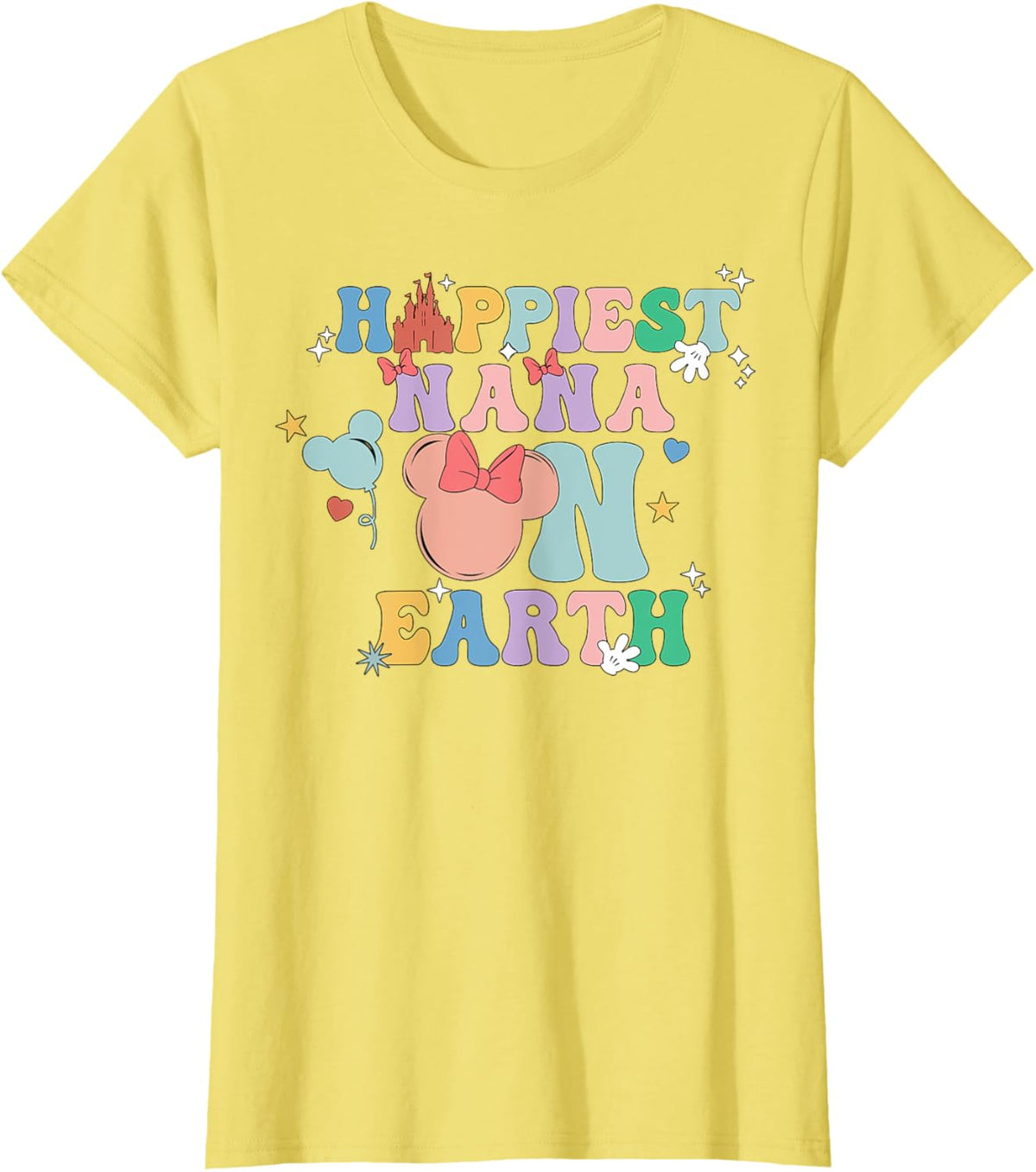 Happiest Nana On Earth Groovy Mom Mother&#39;s Day Mother Shirt