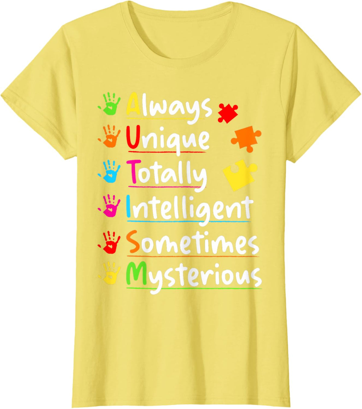 Always Unique Autism Awareness Totally Intelligent Kids