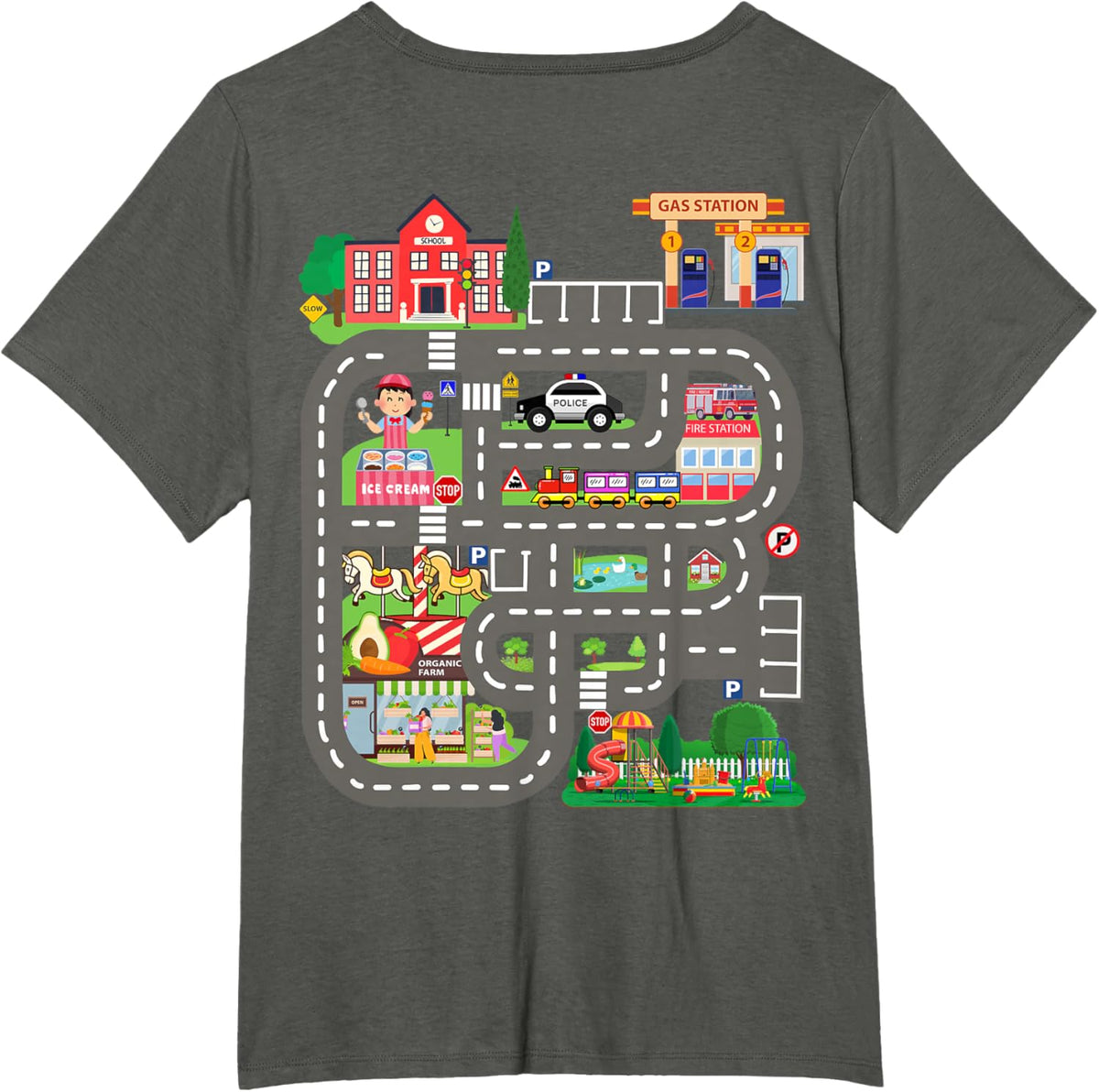 Kids Play Cars on Dad&#39;s Back Funny Father&#39;s Day Race Track