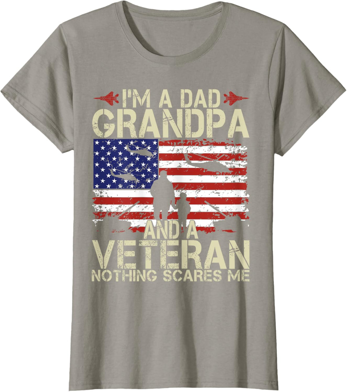 I&#39;m A Dad Grandpa And Veteran Fathers Day Papa Grandpa Gifts