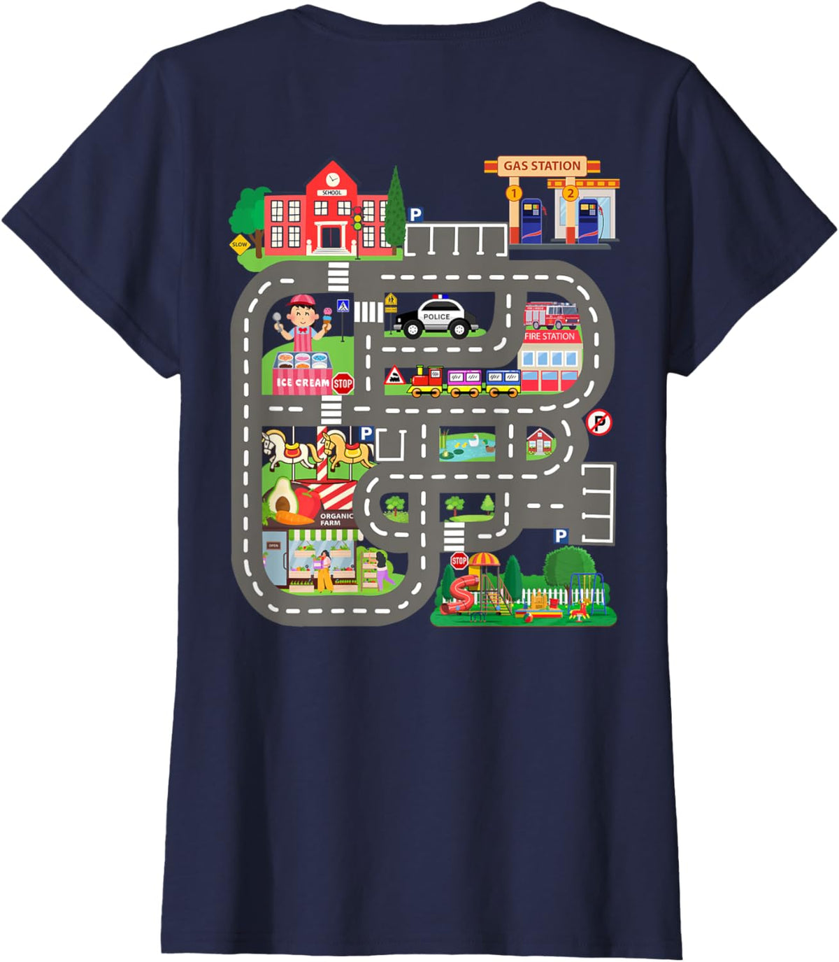 Kids Play Cars on Dad&#39;s Back Funny Father&#39;s Day Race Track